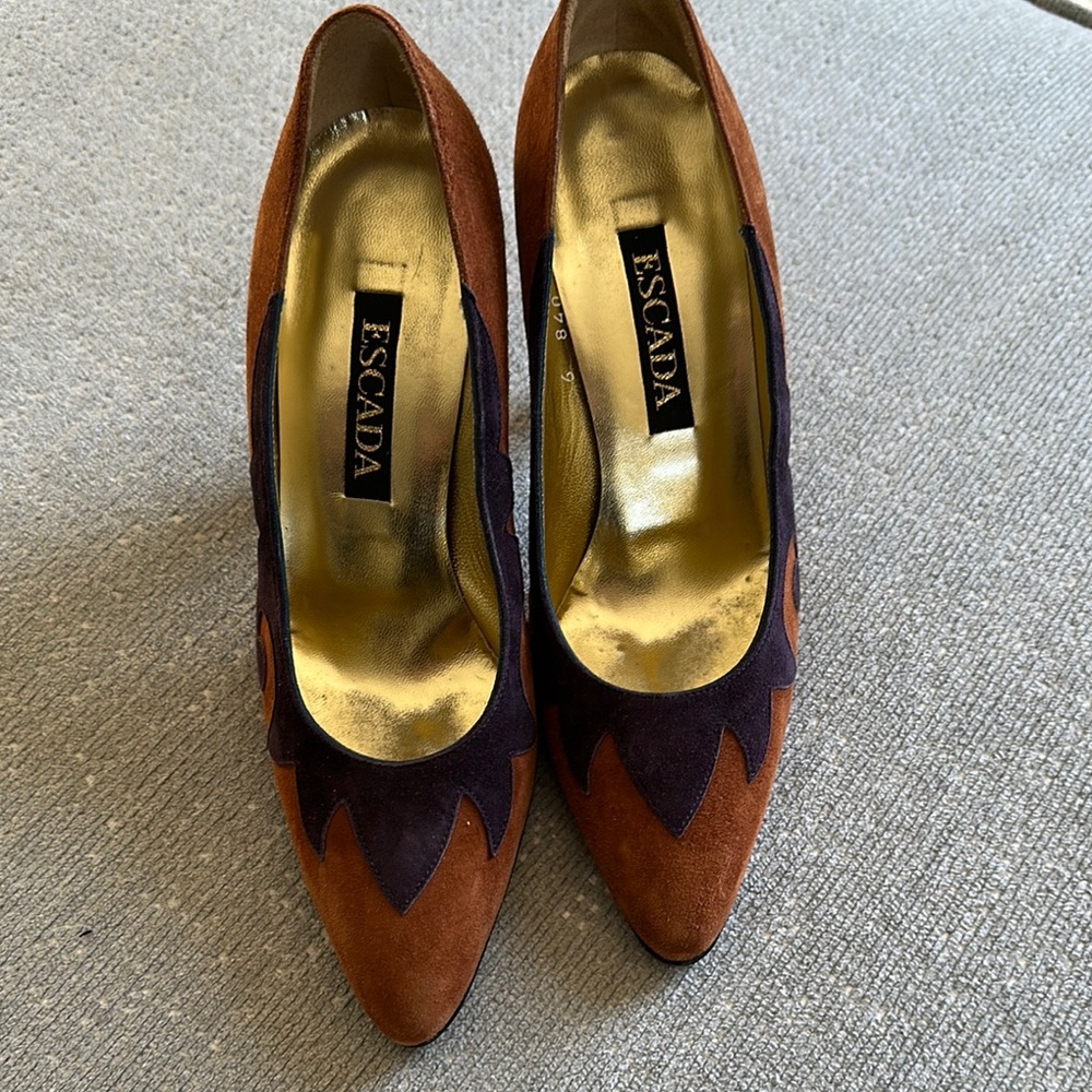 Escada Brown and Black Women's Shoes